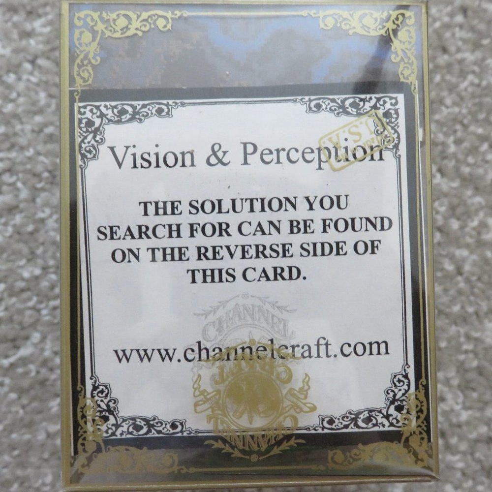 COPY - NEW Vintage Channel Craft Wooden Vision & Perception Puzzle - USA - Picture 2 of 3